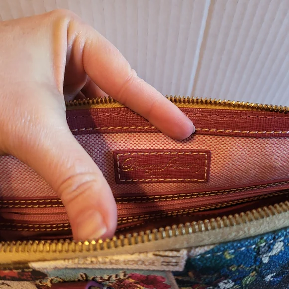 Dooney & Bourke Multicolor Satchel Bag - Picture 5 of 6